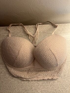 Victoria's Secret Lace Longline Push-Up Bra